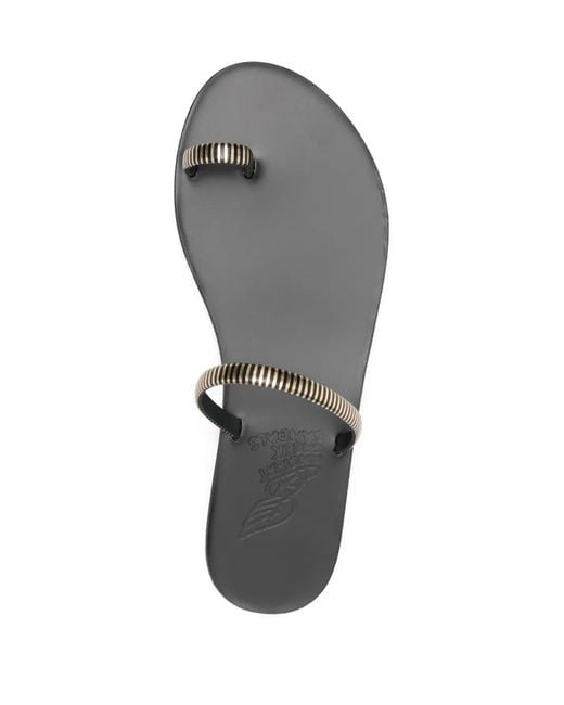 Ancient Greek Sandals White Nora Sandals