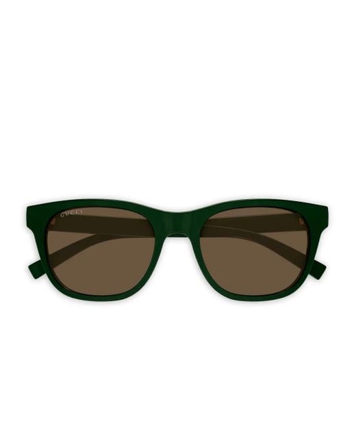 Gucci Green Gg1985S Square-Frame Sunglasses for men