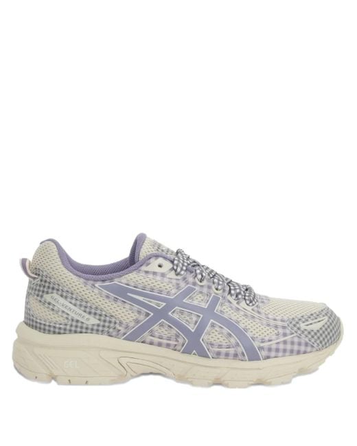 Asics Gray X Story Mfg Gel-Venture Gingham-Check Sneakers