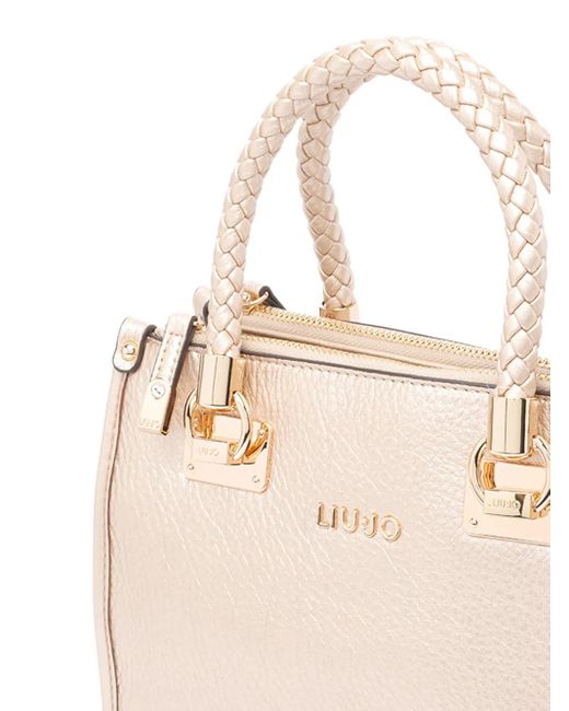 Liu Jo Natural Logo-Plaque Tote Bag