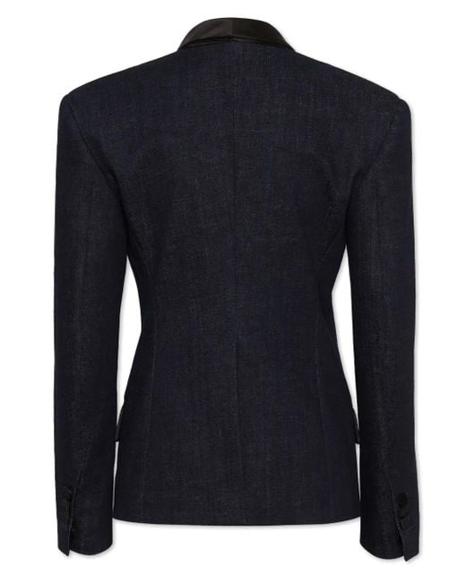 DSquared² Black Shawl-Lapels Single-Breasted Blazer