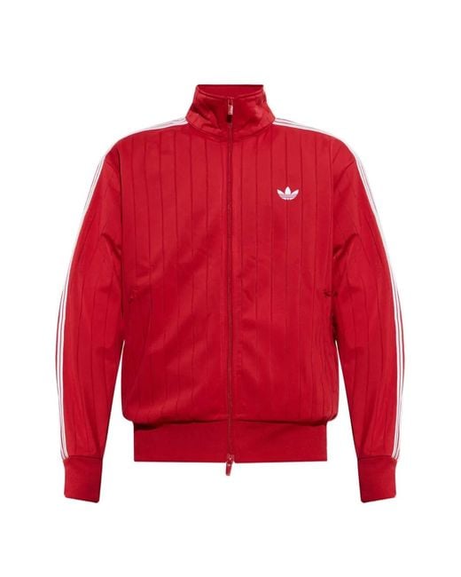 Adidas Logo-Embroidered Zip-Up Sweater for men