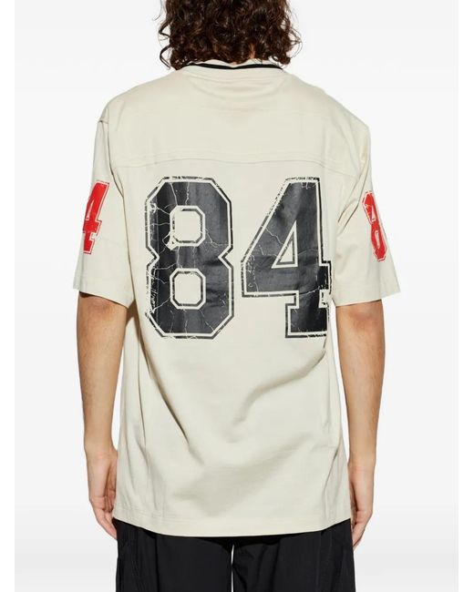 Dolce & Gabbana White Cotton T-Shirt With Print for men