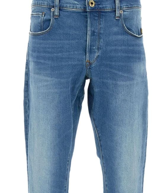 G-Star Blue 3301 Tapered Jeans for men