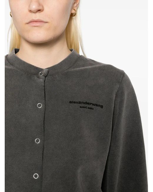 Alexander Wang ロゴ ジャケット Gray