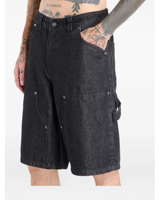 Dime Carpenter Denim Shorts in het Blue voor heren