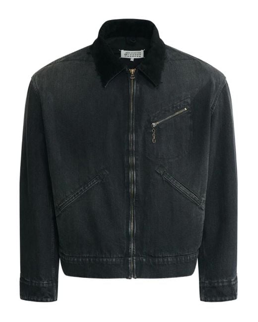 Maison Margiela Black Denim Jacket for men