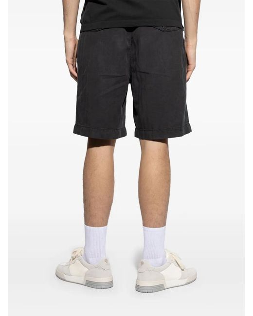 Eleventy Gray Lyocell Shorts for men