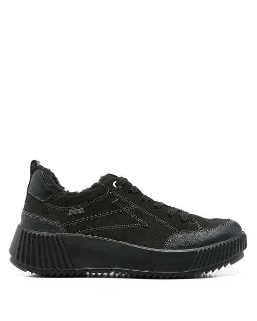 Ara Black Davos-St Lace-Up Trainers