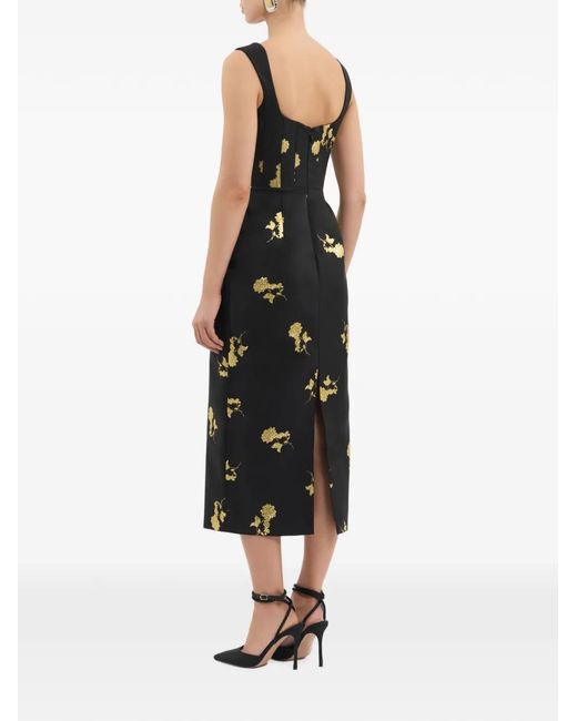 Rebecca Vallance Black Mariya Midi Dress