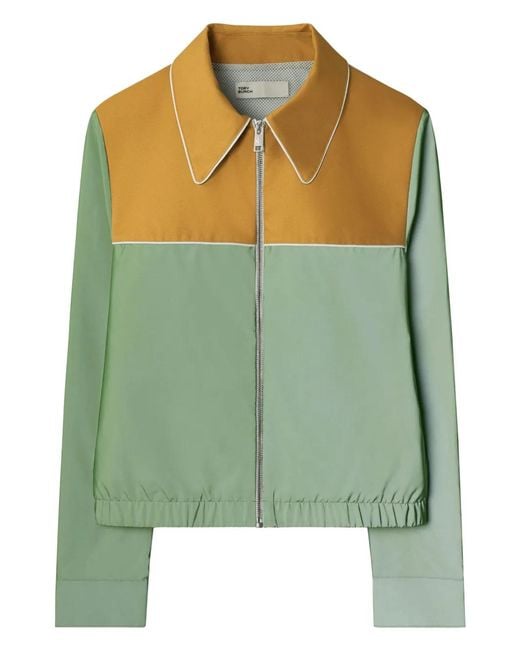 Tory Burch Jack Met Colourblocking in het Green