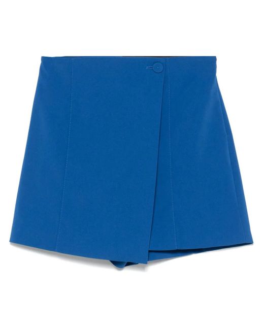 Patrizia Pepe Blue High-Waist Skort