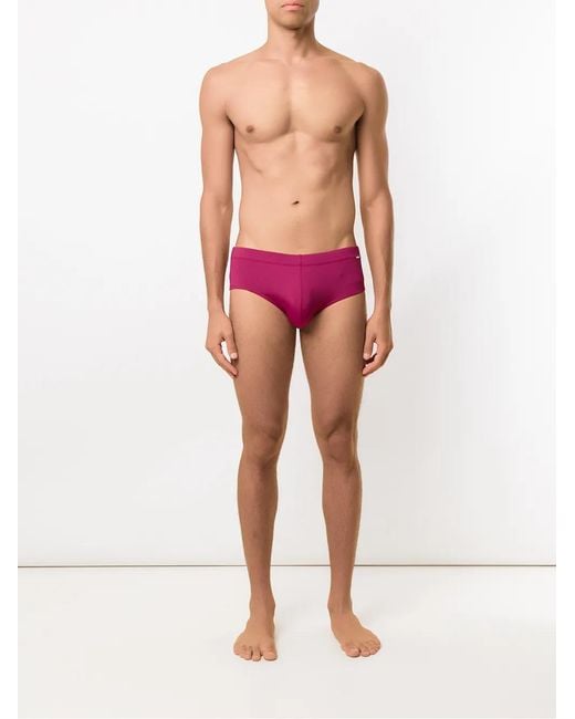 Amir Slama Pink Plain Trunks for men