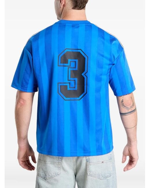 Adidas Blue Striped Jersey for men