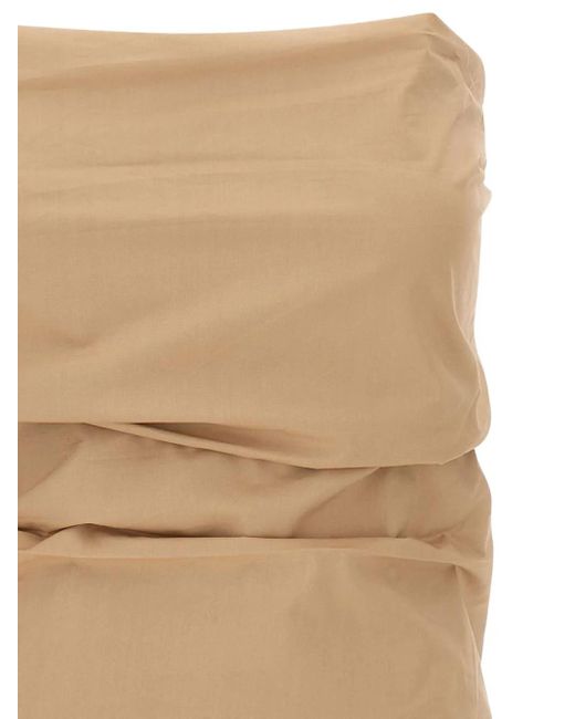 Kaos Natural Elasticated-Back Strapless Vest