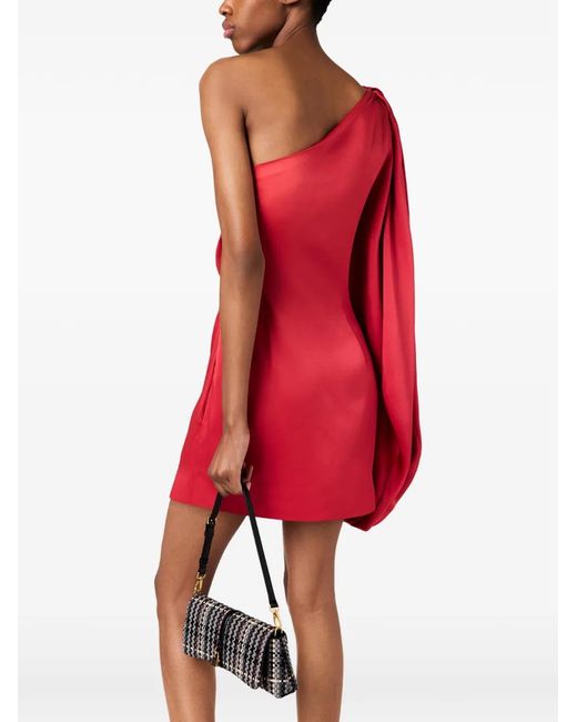 Stella McCartney Red One-Shoulder Dress