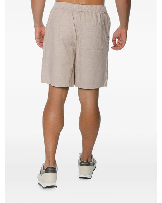 Ted Baker Natural Linen-Blend Shorts for men