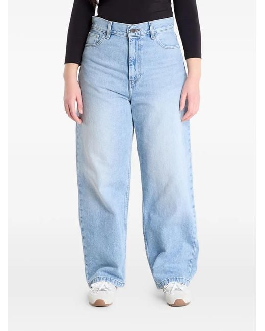Carhartt Blue Jean À Patch Logo