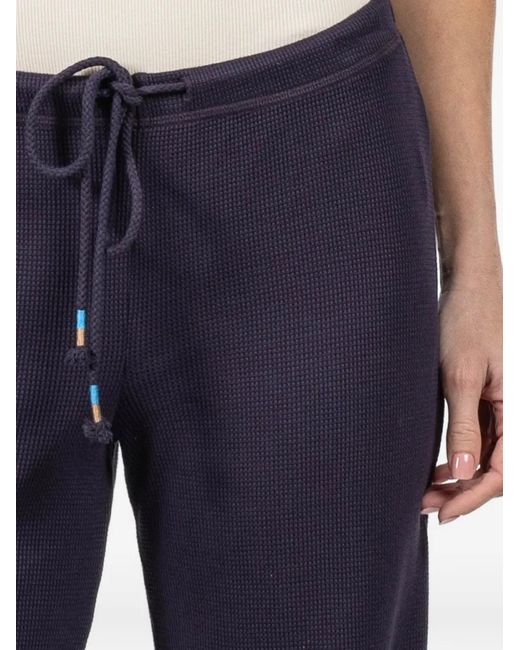 Xirena Blue Drawstring-Waist Trousers