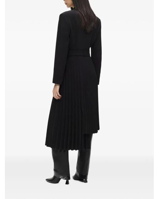 Karl Lagerfeld Black Robe Asymétrique