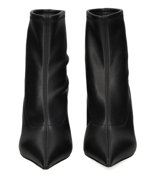 Casadei Black 80mm Pointed-toe Boots