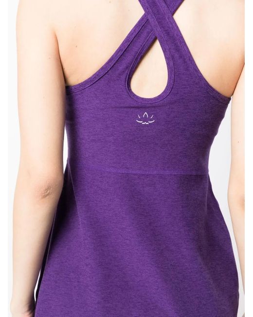 Beyond Yoga Purple Spacedye Under Lock And Key Dress