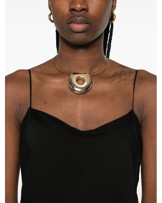 Totême  Black Satin Slip Maxi Dress