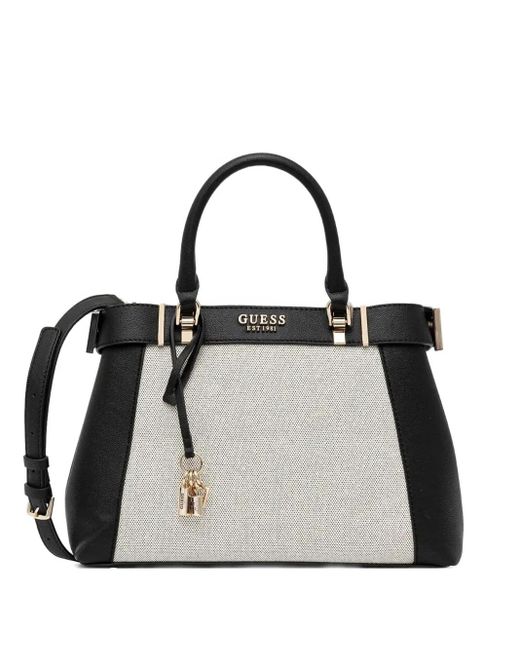 Guess Canvas Tote Bag Black