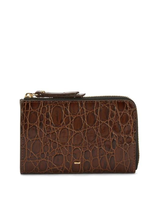 Giuseppe Zanotti Brown Aurelio 2.0 Continental Wallet for men