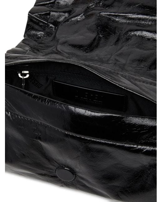 DIESEL Scrunch-d ショルダーバッグ S Black