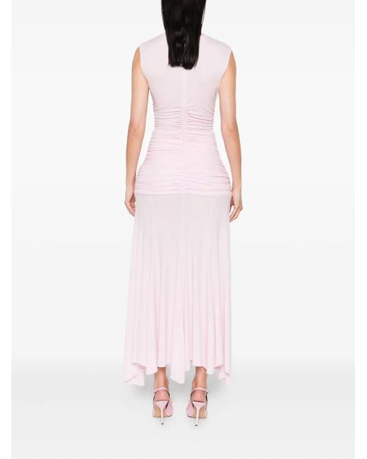 Magda Butrym シルクドレス Pink