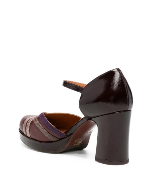 Chie Mihara Brown Dedana Platform Heeled Pumps