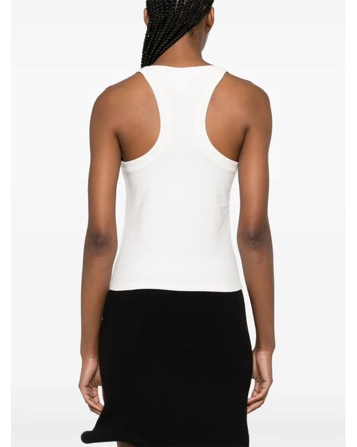 Adidas White Premium Essentials Tank Top