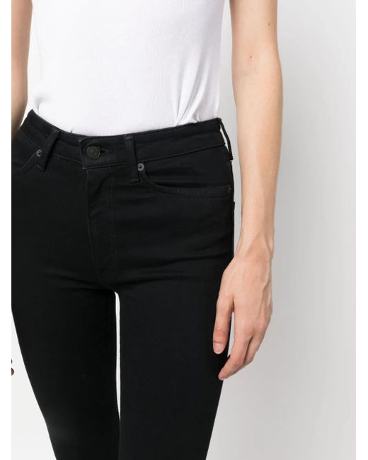 Dondup Black Schlagjeans Mit Logo-Schild