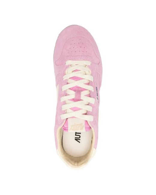 Autry Pink Sneakers Windspin