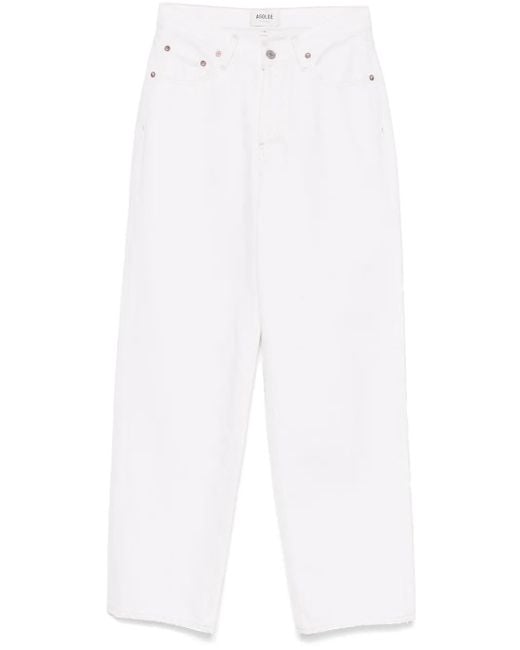 Agolde White Jeans