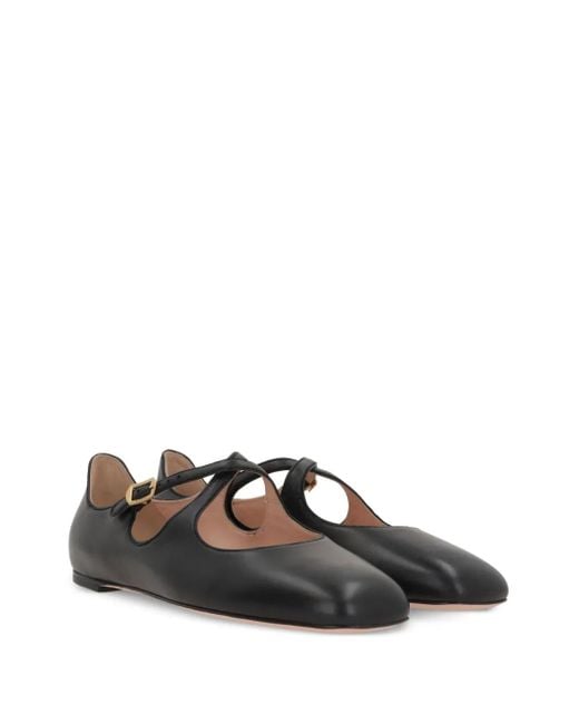 Bally Black Ballerina Shoes