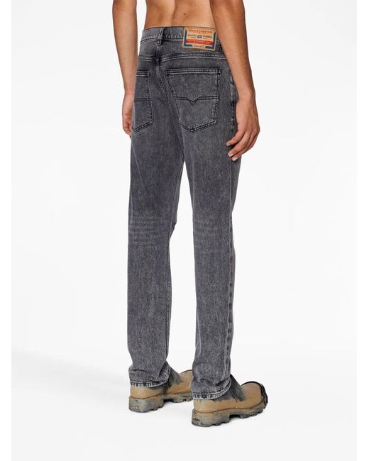 DIESEL Gray 1995 D-Sark 09G81 Straight-Leg Jeans for men