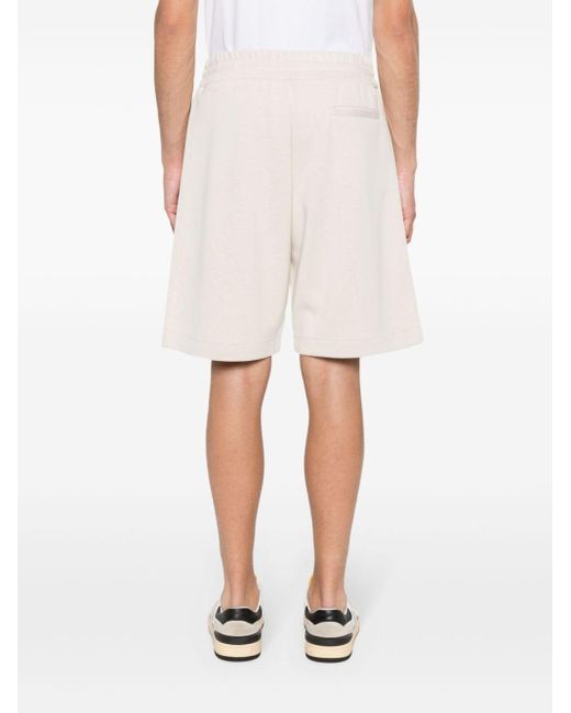 Lardini White Elasticated-waistband Shorts for men