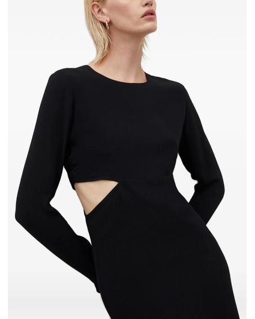 Herskind Black Cut-Out Mini Dress