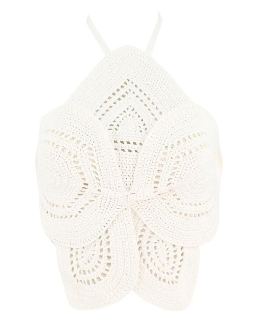 Cult Gaia Emelia Top White