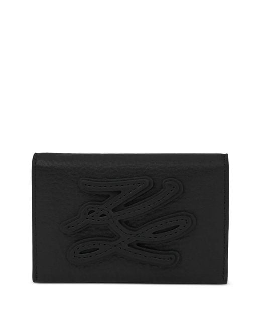 Karl Lagerfeld Black K/Autograph Bifold Cardholder