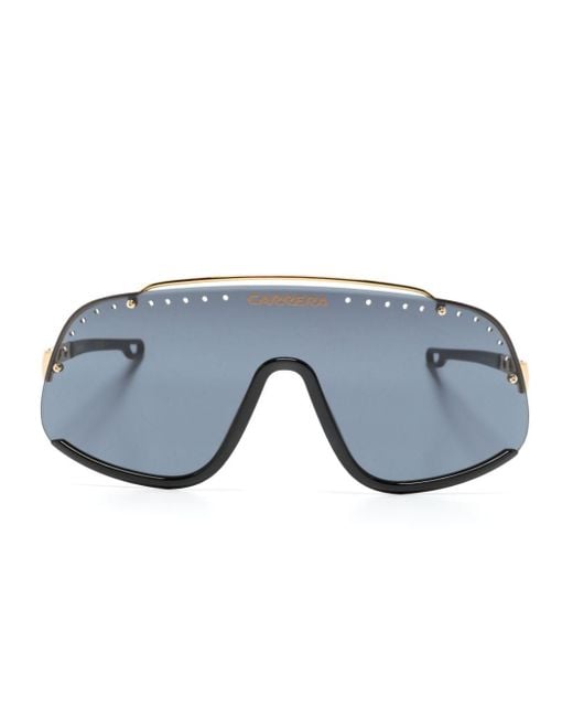 Carrera Blue Flaglab 16 Mask-frame Sunglasses
