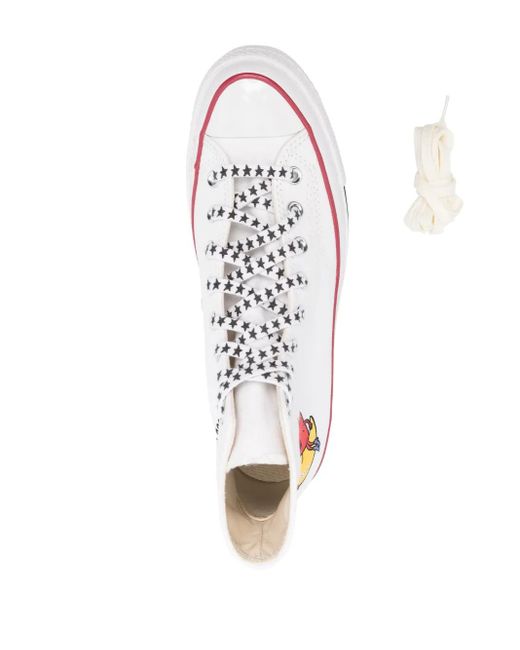 Sky High Farm レースアップ スニーカー White