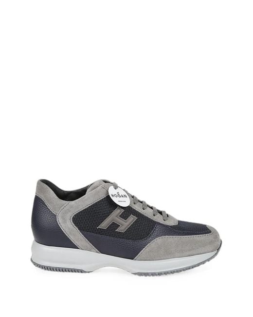 Hogan Interactive Sneakers Mit Logo in Gray für Herren