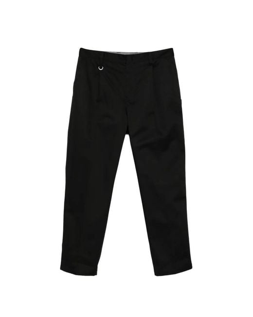 Yohji Yamamoto Black X Neighborhood Tuck-Work Trousers for men