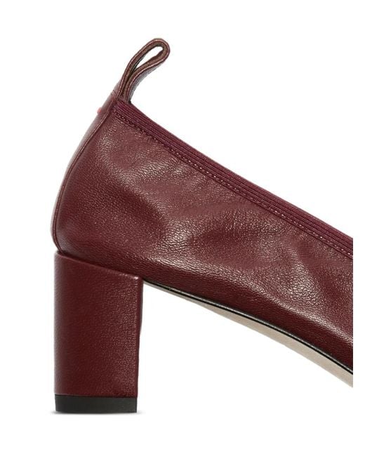 Aeyde Brown 35Mm Narissa Ruched Pumps