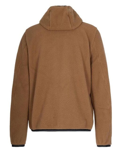 Blauer Brown Hooded Zip-Up Jacket for men
