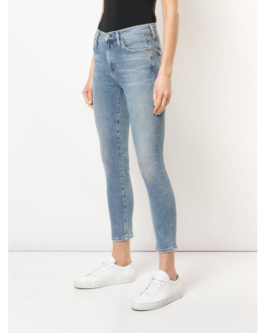 Citizens Of Humanity Cotton Serenity Skinny Jeans In Blue Lyst