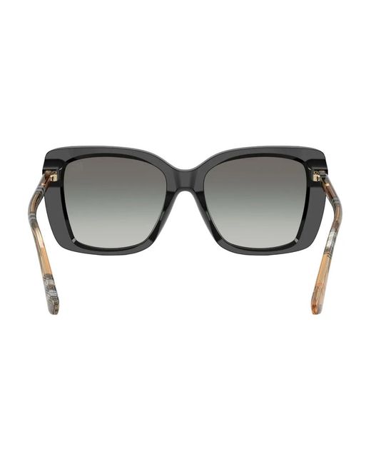 Burberry Gray Square-Frame Sunglasses